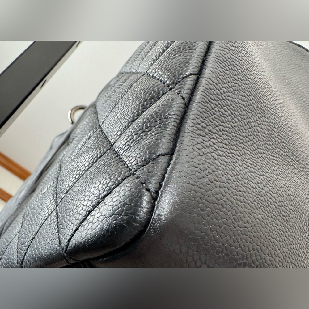 EUC-VGUC Chanel Black Caviar Grand Shopping Tote - Picture 11 of 15
